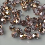 Zdjęcie - Fire Polish Copper - Lt. Sapphire (C30020) 4mm